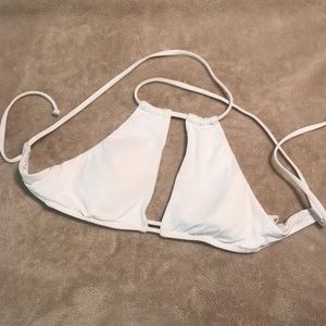 BECCA white bikini top MEDUIM
